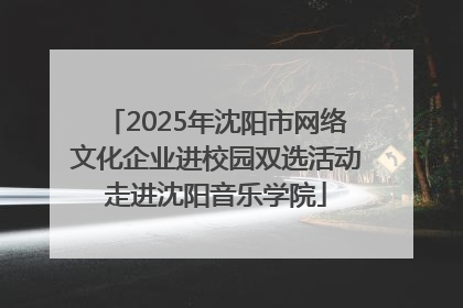 2025年沈阳市网络文化企业进校园双选活动走进沈阳音乐学院